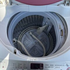 SHARP 全自動洗濯機 6.0kg ES-GE60R 2016年製の画像