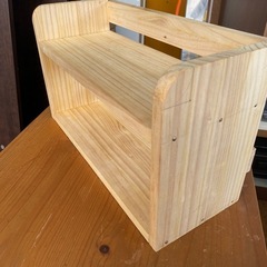 木製棚の画像