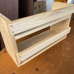 木製棚の画像