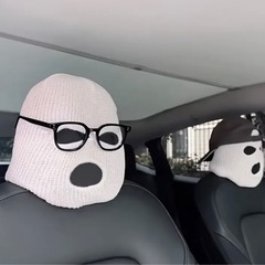 車　ヘッドレストカバーの画像