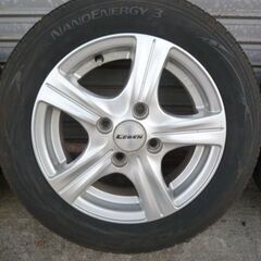 【値下げ】軽自動車用　タイヤ＋アルミ　バリ溝　155/65/13　4本セットの画像