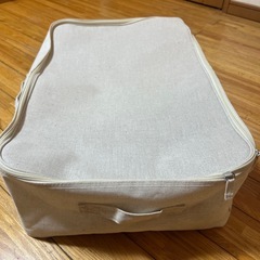 無印良品 ソフトボックス 幅59×奥行39×高さ18cm ポリエステル麻 衣装ケースの画像