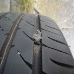 【値下げ】軽自動車用　タイヤ＋アルミ　バリ溝　155/65/13　4本セットの画像