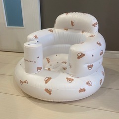 ⭐️ベビーバス⭐️チェア クマ柄の画像