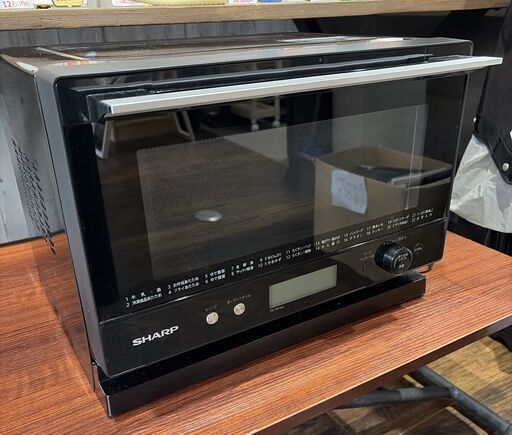 極美品 SHARP シャープ オーブンレンジ RE-WF182-B 取り扱い説明書付き