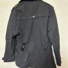 メンズジャケット黒の画像