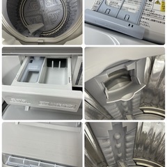 R703 ☀️ ジモティー限定特別価格！ 2022年製の高年式！ SHARP 洗濯乾燥機 （洗濯：5.5㎏ 乾燥：3.5㎏）ES-T5E9 ⭐ 動作確認済 ⭐ クリーニング済の画像