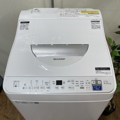 R703 ☀️ ジモティー限定特別価格！ 2022年製の高年式！ SHARP 洗濯乾燥機 （洗濯：5.5㎏ 乾燥：3.5㎏）ES-T5E9 ⭐ 動作確認済 ⭐ クリーニング済の画像