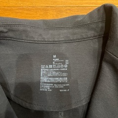無印　ジャケット　黒の画像