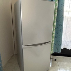 【引取のみ】2020年製アイリスオーヤマ冷蔵庫142ℓ 付け替え両開き】2020年製アイリスオーヤマノンフロン2ドア冷蔵庫142L