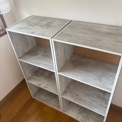 カラーボックス２つセットの画像