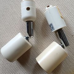 ライティングバー用スポットライト2個　白、使用感ありの画像