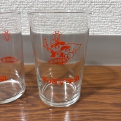 名糖牛乳ロゴ入りぐらすグラス４個セット（昭和レトロ）の画像
