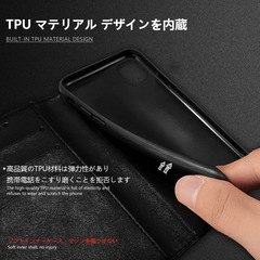 新品！iPhone 12pro 手帳型 ケース 財布 耐衝撃 カバー アイフォン12pro 全面保護 ファッション スマホケース カードポケット マグネット式 カード収納 スタンド機能付き 携帯カバー 赤の画像