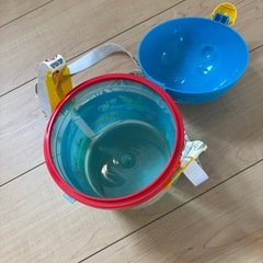 ポップコーンバスケット　２個セット　ドラえもん、エルモの画像