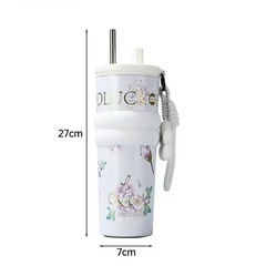 新品未使用　ステンレス タンブラーストロー710ml
の画像