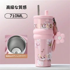 新品未使用　ステンレス タンブラーストロー710ml
の画像