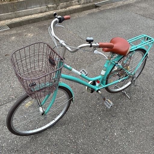 自転車　24インチ　6段変速付き
