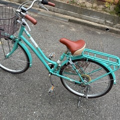 自転車　24インチ　6段変速付き　の画像