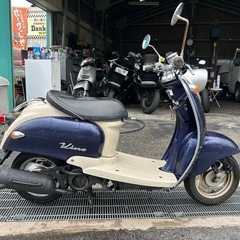可愛らしいバイク　ヤマハ　ビーノ50 2スト　SA10J 大阪発　原付　スクータの画像