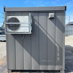 【三重】3坪ハウス　エアコン付き　コンテナ　コンテナハウス　スーパーハウス　ユニットハウス　トレーラーハウス　事務所　倉庫　物置の画像