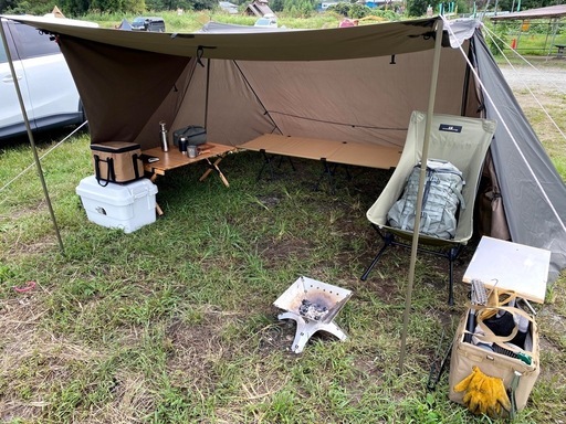 【美品】テント大炎幕＋前幕オプション付