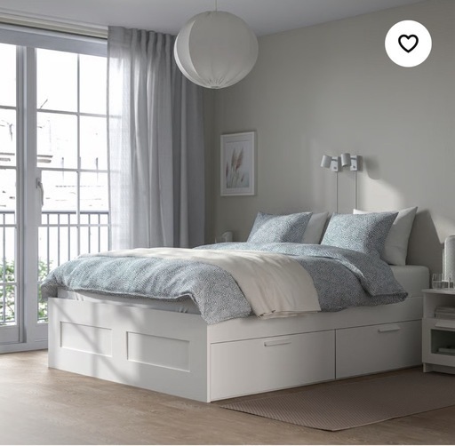 IKEA ブリムネス クイーンサイズ ベッド