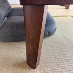 継脚付き　家具調こたつ　長方形の画像
