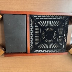継脚付き　家具調こたつ　長方形の画像