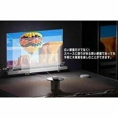 新品‼️ 超小型プロジェクター 5GWIF 家庭用プロジェクター 超小型1080PフルHD 4K対応 低遅延WIFI対応の画像
