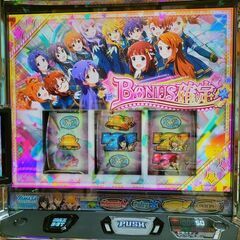 スマスロ実機　アイドルマスター ミリオンライブ! ネクストプロローグ　スマスロユニット・バイブON／OFFスイッチ・無段階ボリューム・設定キ-・台鍵　付いています。の画像