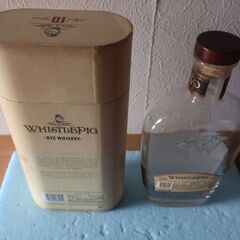 【空き瓶 1】 WHISTLEPIG 10年 ライウイスキー 700mlの画像