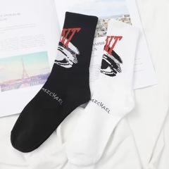 【新品】セントマイケル ソックス 白黒 2足セットの画像