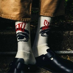 【新品】セントマイケル ソックス 白黒 2足セットの画像