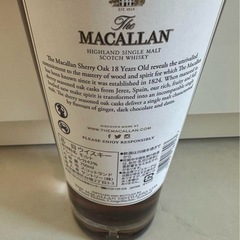 マッカラン１８年シェリーオーク未開封
の画像