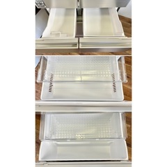 美品！2023年製 HITACHI 485L 6ドア冷凍冷蔵庫の画像