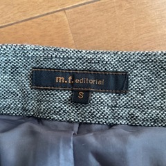 中古品　m.f.editorial パンツ　Sサイズ　リボンベルトの画像
