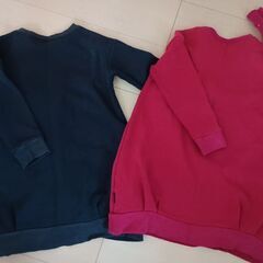 GITA裏起毛トレーナー2色セット☆110の画像