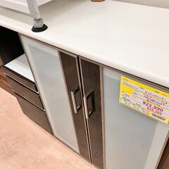 🖤🖤NITORI ポスティア キッチンカウンター🖤🖤ニトリ 120幅 レンジボード🖤🖤NO.1470の画像