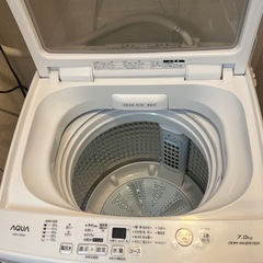 美品　AQUA 全自動洗濯機 7.0kgの画像