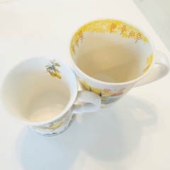 MOOMIN マグカップ＆花柄マグカップ　セットの画像