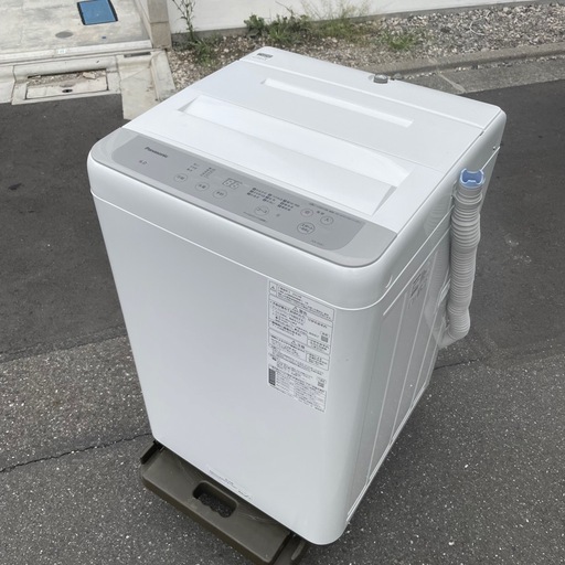 f●■【高年式/2023年製】Panasonicパナソニック・全自動洗濯機６kg　 【NA-F6B1】ビッグウェーブ洗浄