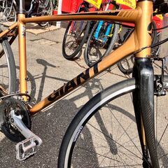 💛💛GIANT ESCAPE RX ゴールド💛💛クロスバイク ジャイアントエスケープ Mサイズ💛NO.1264の画像