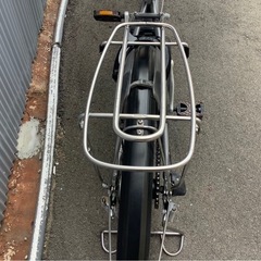 697  ヤマハ電動アシスト自転車pasnatura26インチシルバーアルミボディーの画像