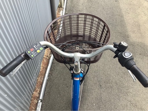 698  ヤマハ新機種電動アシスト自転車pasnatura26インチブルーアルミボディー
