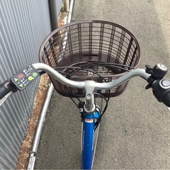 698  ヤマハ新機種電動アシスト自転車pasnatura26インチブルーアルミボディーの画像