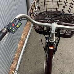 699  ヤマハ新機種電動アシスト自転車pasnatura26インチ　ブラウンアルミボディの画像