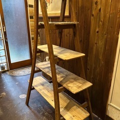 ヴィンテージ　ラダー　シェルフ　フランスの画像