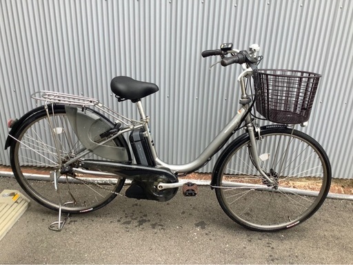 700  ヤマハ新機種電動アシスト自転車pasnatura26インチ　シルバーアルミボディ