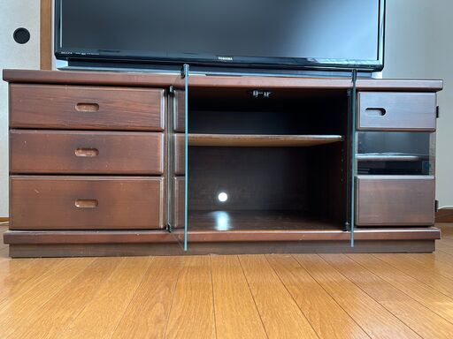 木製収納テレビ台